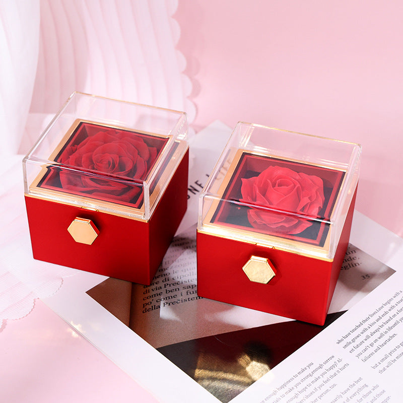 Soap Flower Ring Box