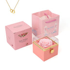 Caja de anillo con forma de flor de jabón 